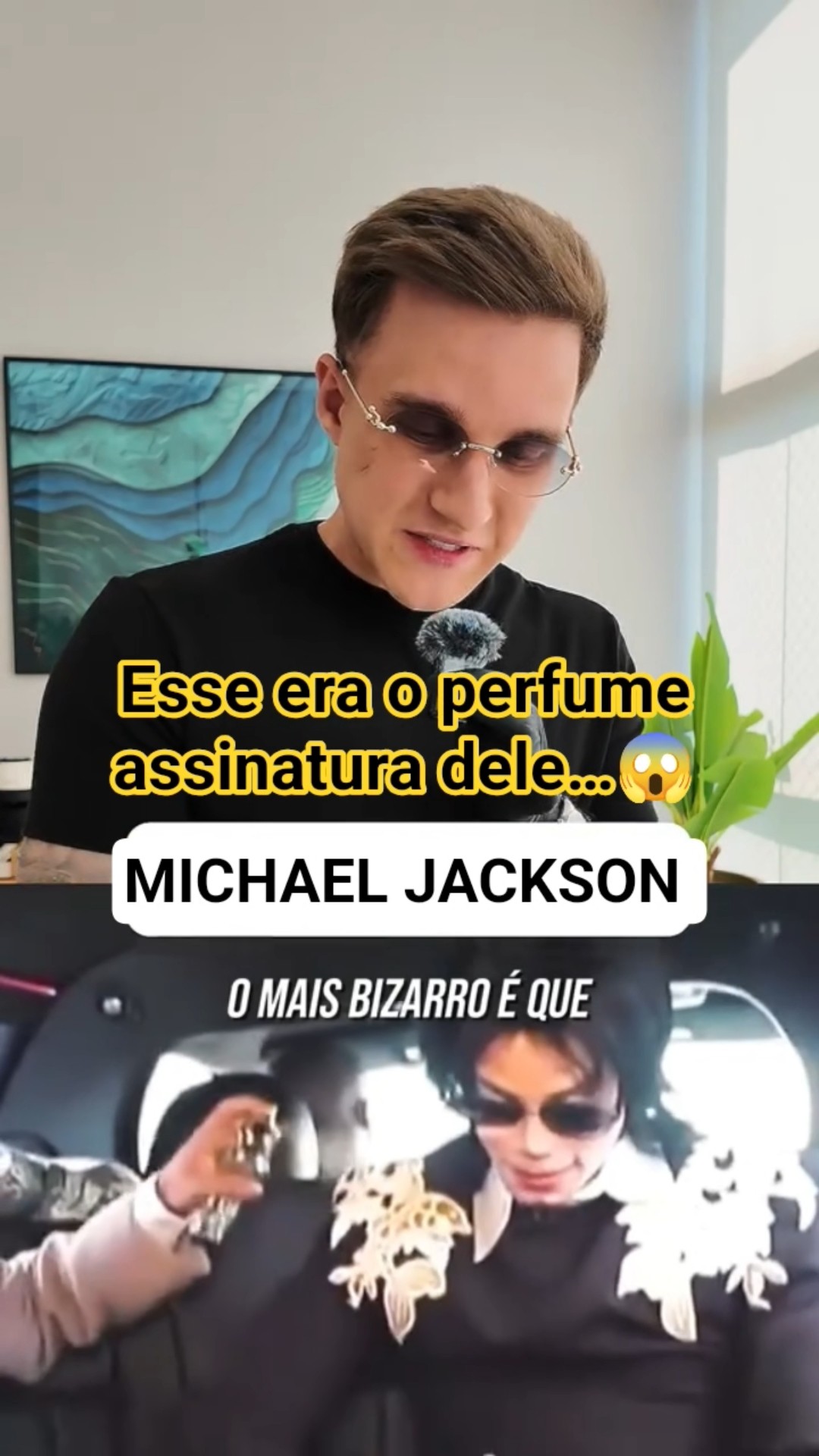 O PERFUME DO MICHAEL JACKSON 😳 #perfume #shorts #clashboticario
