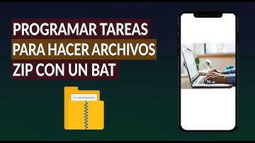 Cómo Configurar una Tarea Programada para Hacer Archivos Zip con un Bat