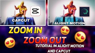 HOW TO MAKE ZOOM IN & OUT IN CAPCUT AND ALIGHT MOTION BOTH TUTORIAL ❤️🔥 @NINJA_3.0 screenshot 2