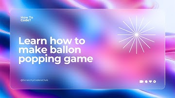How to Make a Balloon Popping Game Advance in Scratch | Easy Tutorial