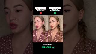 Persona app - Best video/photo editor #makeuptutorial #naturalbeauty screenshot 5