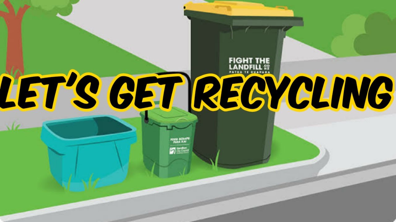 Recycle bin collection in New Zealand YouTube
