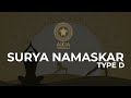 SURYA NAMASKAR | TYPE - D | AIKIA YOGASHALA | PRACTICE SURYA NAMASKAR