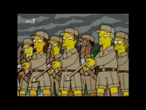 Battlefield 1 Trailer Parody - The Simpsons