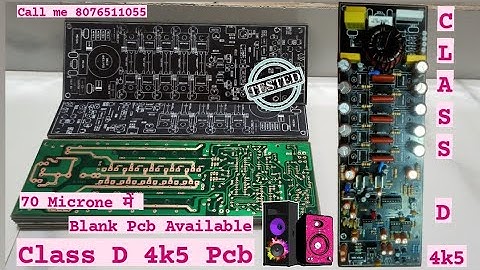 Class D 4k5 ( 4500 Watt ) Amplifier Pcb