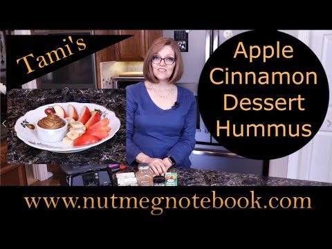 Apple Cinnamon Dessert Hummus