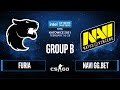 CS:GO - NAVI GG.BET vs FURIA [Nuke] Map 2 - IEM Katowice 2021 - Group B