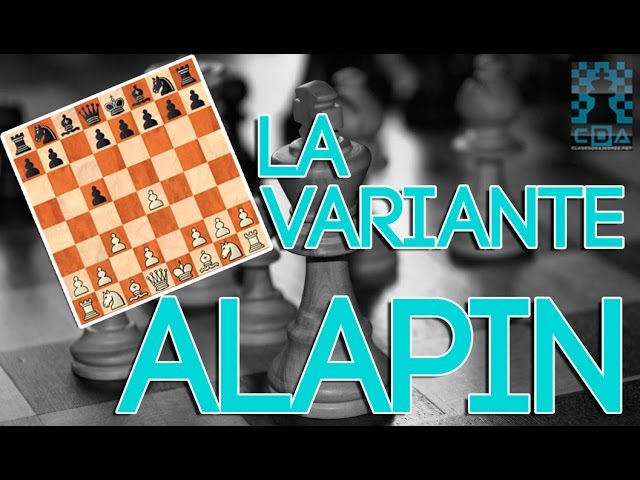 ✓ La SICILIANA ALAPIN que contenía MIL TRUCOS 