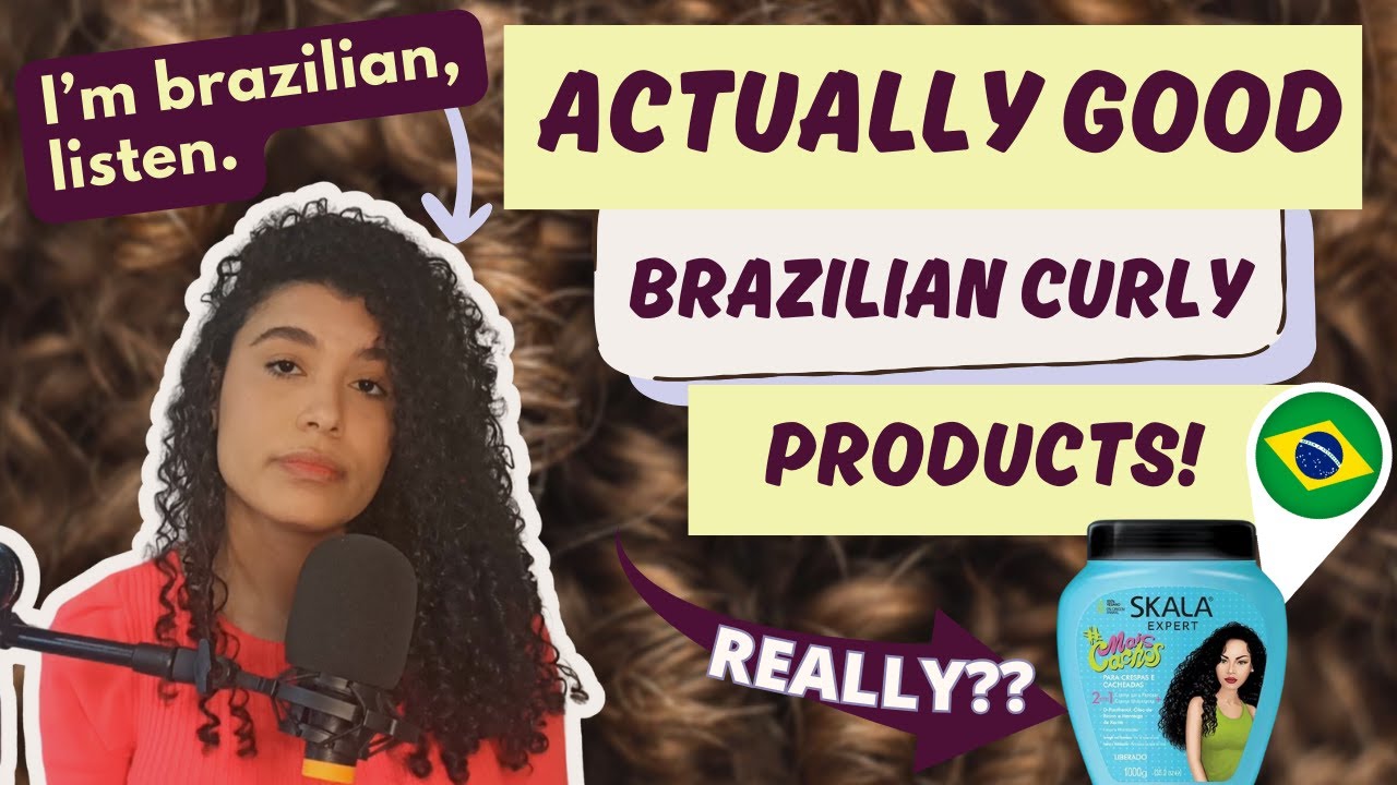 THE SECRET TO BRAZILIAN CURLY HAIR 💇‍♀️ - CURLY HAIR PRODUCTS RECOMMENDED BY AN ACTUAL BRAZILIAN ✔