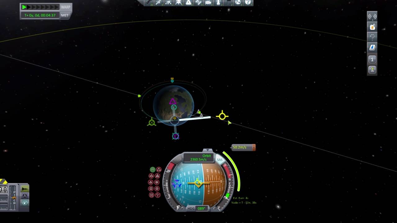 Kerbal Space Program How to get to the Mun - YouTube