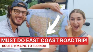 Best East Coast Road Trip USA: Maine Travel, Route One, Rt. 1, Maine to Florida, Transit Connect