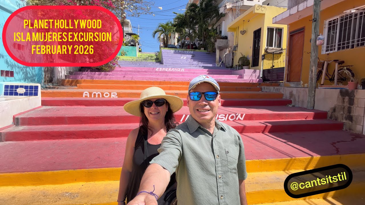 Excursion to ISLA MUJERES while staying at Planet Hollywood in Cancun, Mexico February 2026