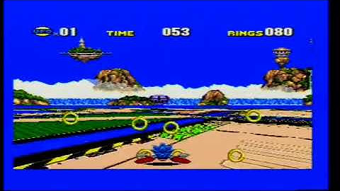 Sonic CD MEGA CD Part 3 Tidal Tempest Zone Good Ending