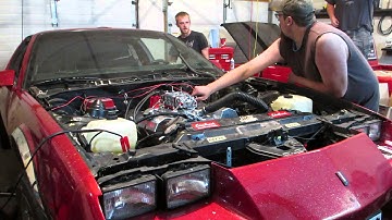 383 SBC Stroker Very First Fire, YEE YEE!!