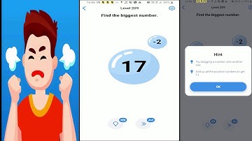 Easy Game Level 209 : Find the biggest number.