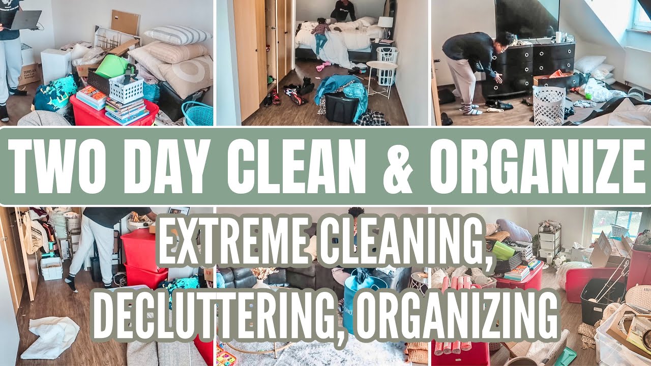 TWO DAY CLEAN AND ORGANIZE WITH ME | 2021 CLEAN WITH ME | CLEANING ...