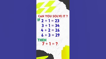 Math Puzzle with Answer | #puzzle