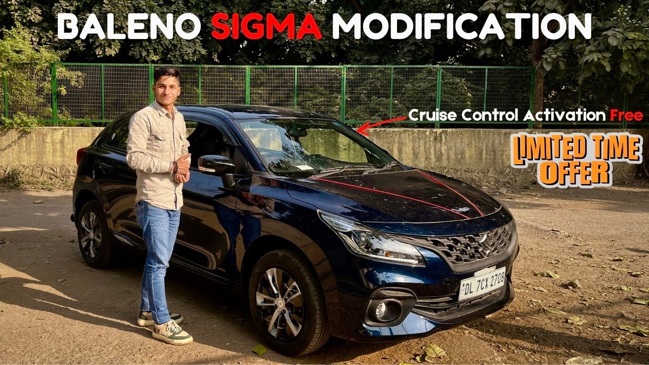 Baleno Sigma Modification | Cruise Control Special | Baleno Base Model ...