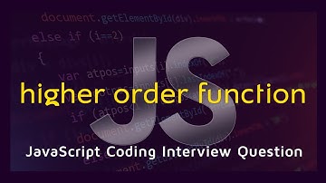 Higher Order Function JavaScript Interview Question |