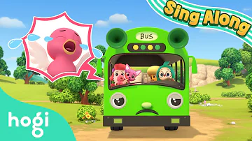 [NEW Season] The Wheels on the Green Bus | Sing Along with Hogi | Nursery Rhymes | Pinkfong & Hogi