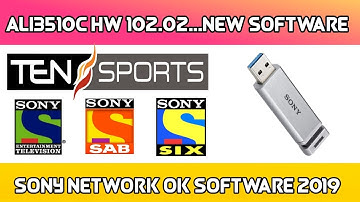 Ali3510C HW 102.02..... New Power Vu Software||Sony Network Ok 2019||Crazy Receivers
