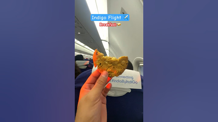 Breakfast Experience In The Sky With Indigo Flight | My Early Morning Breakfast With Airline