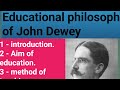 John Dewey / Educational philosophy of John Dewey