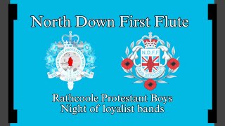 North Down First Flute Band @ Rathcoole Protestant Boys Night of Loyalist Bands 06/09/2025