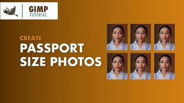 Create Passport-Size Pictures in GIMP | Tutorial for Beginners