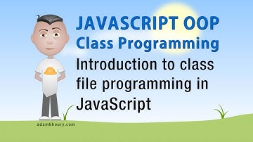 JavaScript Class OOP Tutorial Intro to Object Oriented Programming