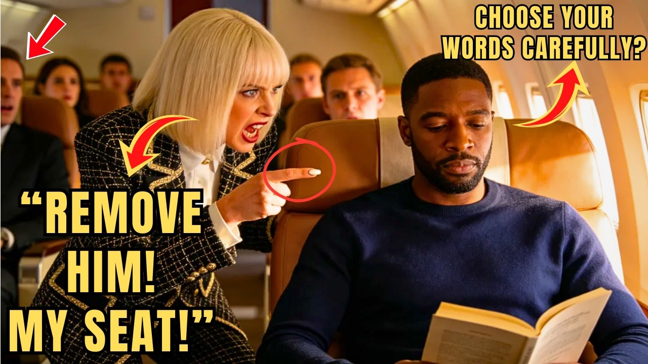 White Woman Demands Black Man Be Removed from First Class — Freezes When He Reveals He's a US Gene..