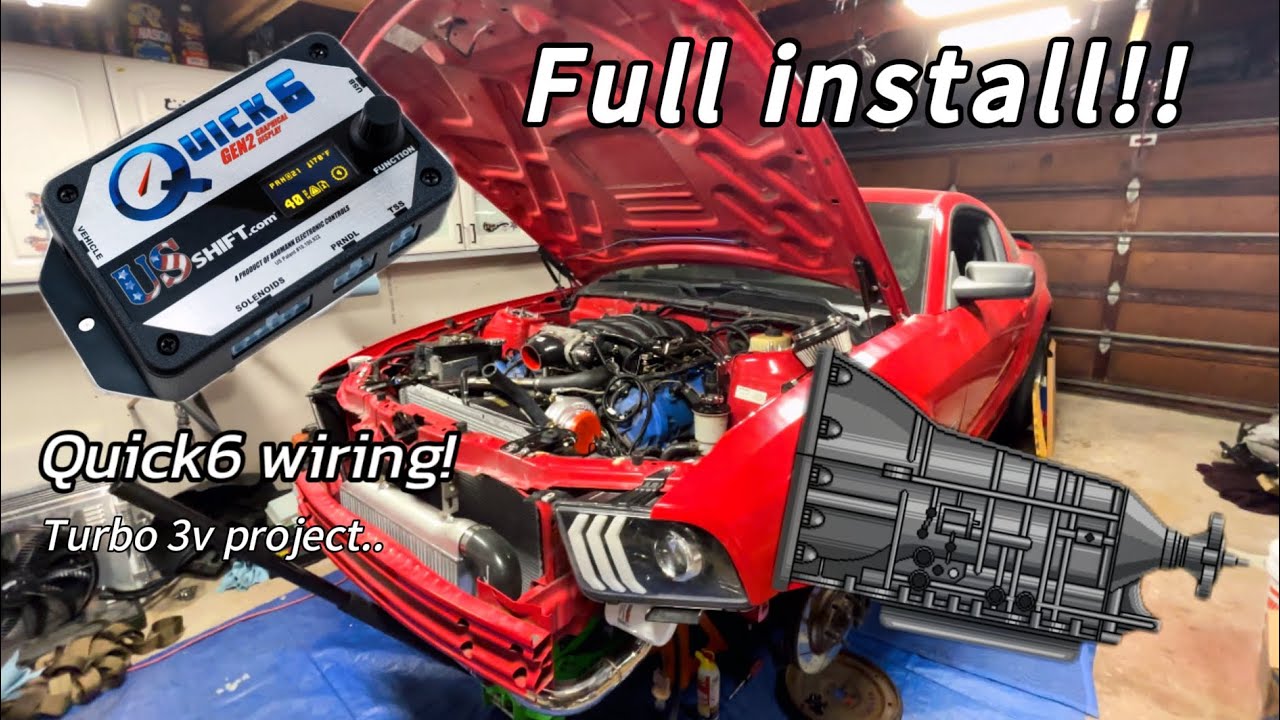 3v mustang 6R80 swap INSTALL w test drive