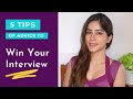 5 tips for an interview round  nikita tanwani