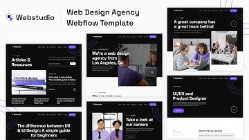 Webstudio X - Web Design Agency Webflow Template | BRIX Templates