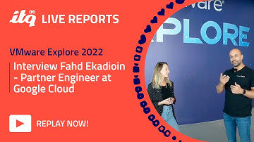 Interview with Fahd Ekadioin - ITQ Live at VMware Explore 2022