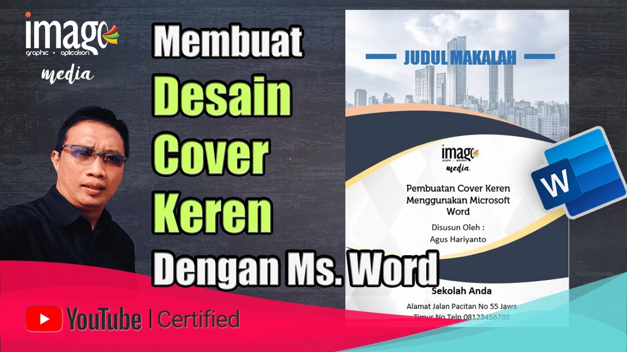 Membuat Desain Cover Makalah Keren Dengan Microsoft Word | Free ...