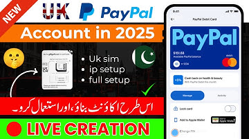 With Proof - How To Create Verified UK Paypal Account In Pakistan 2025 || Part 1