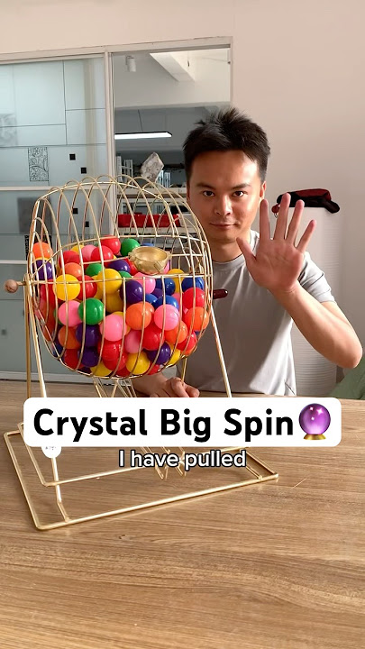 “Crystal Big Spin” is one of the hottest crystal games we have created🔮🙌❤️ #crystalshop