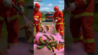 Dog Got Covered With Green Centipedes Save By Kind Rescue Team