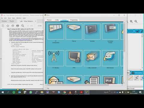 7.2.7 Lab – View Network Device MAC Addresses