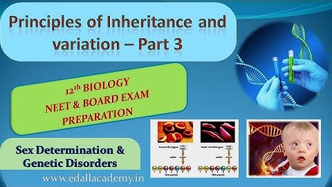 Principles of Inheritance and Variation class 12 | NCERT Biology Part 3 | Board & NEET 2021 | edall