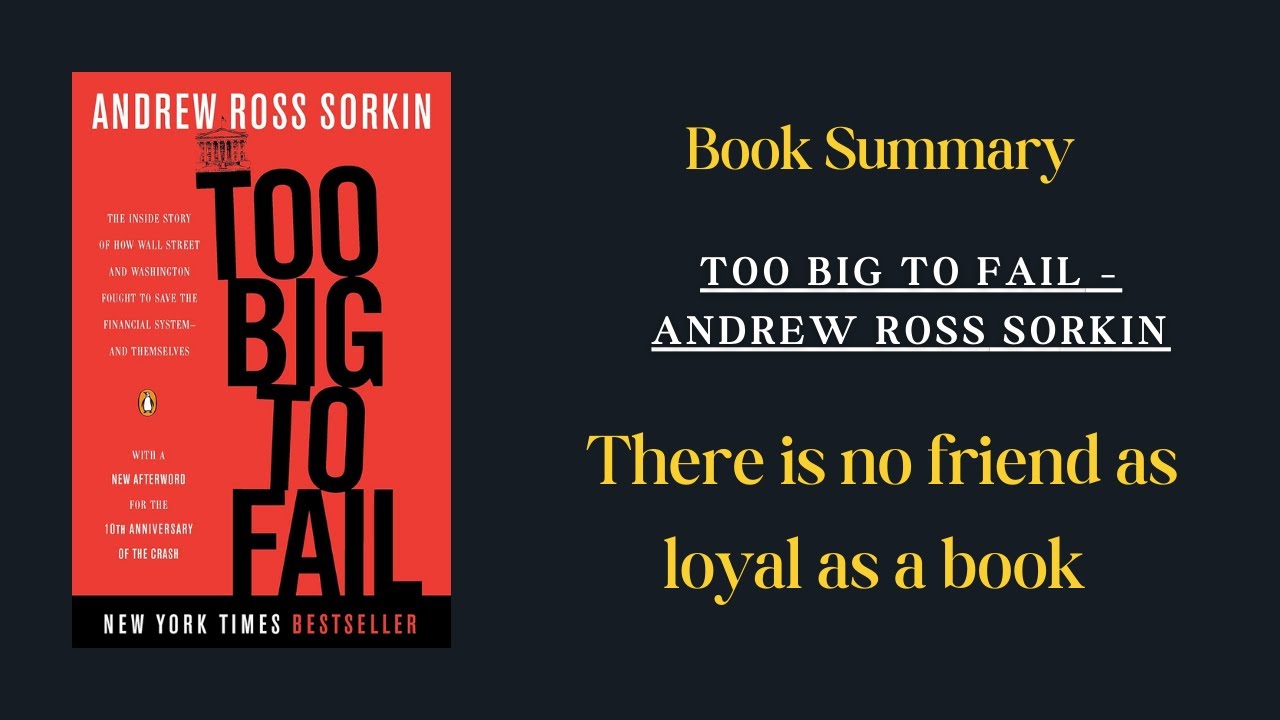 Inside the Financial Meltdown: 'Too Big to Fail' by Andrew Ross Sorkin