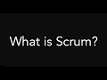 What is scrum