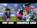 Dust Sans (H2V) vs. Undertale Gang | Minecraft (ORIGINAL GANG IS BACC!)