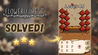 🌸 Flower Forest - Word Puzzle | Level 45 Walkthrough & Solution [iOS/Android] 🧠