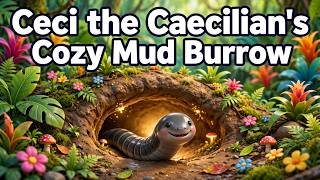 Read Aloud for Kids: Ceci the Caecilian's Cozy Mud Burrow | Bedtime Story  #foryou 