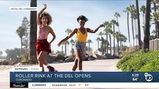 Roller-skating rink opens at Hotel Del Coronado