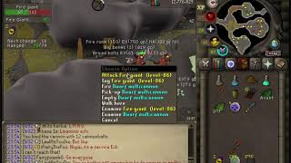 OSRS Slayer Task: Safespotting Fire Giants