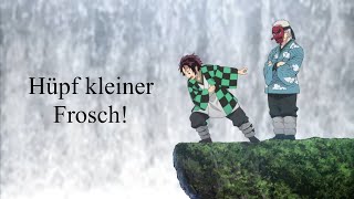 Demon Slayer lustige Momente/ Hüpf kleiner Frosch