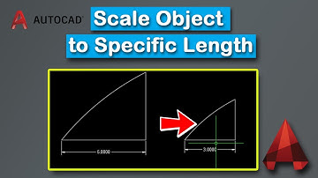 How to scale object to specific length in AutoCAD